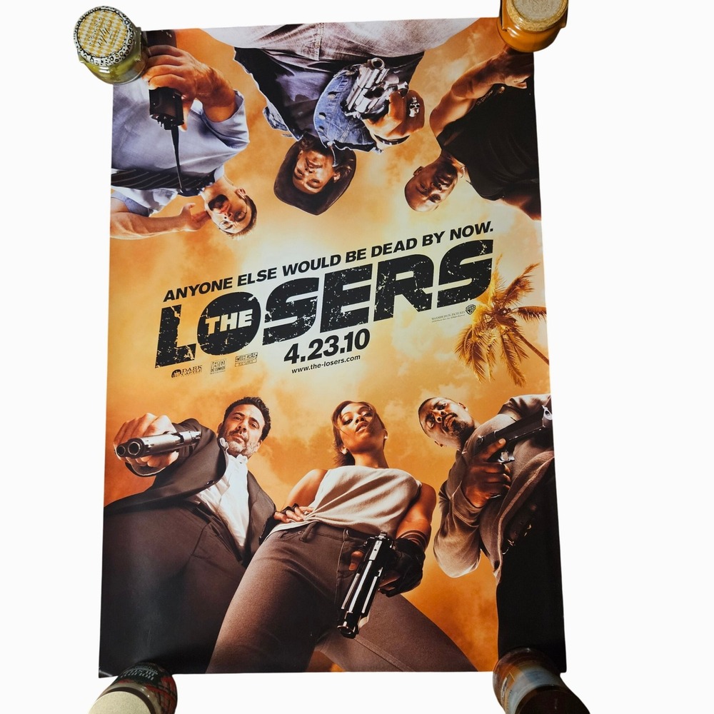 The Losers 2010 Original Movie Poster 27x40 Chris Evans Zoe Saldana Idris Elba